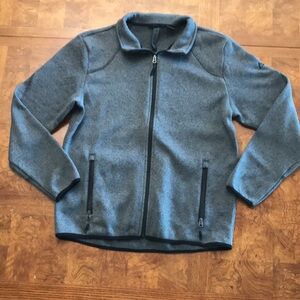 🌻3/$20🌻OCK Men's Dark Gray Fleece Zip-Up Jacket Size Large